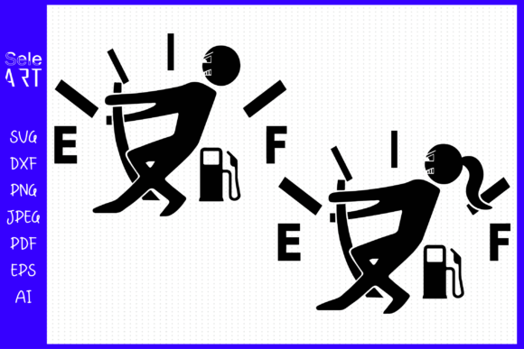 Empty Full Funny Car Decal Graphics for Crafts