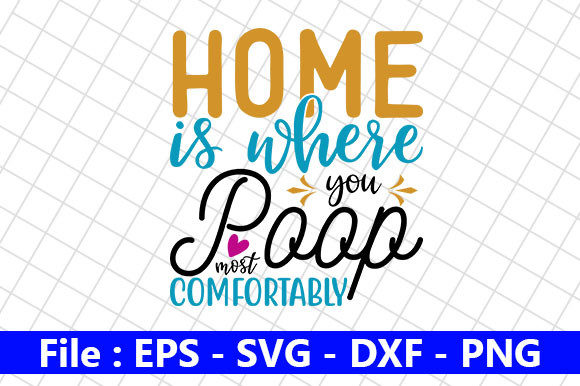 Fun Bathroom Quote Graphics for Crafts and Projects