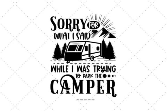 Fun Camping Graphics for Creative Crafts