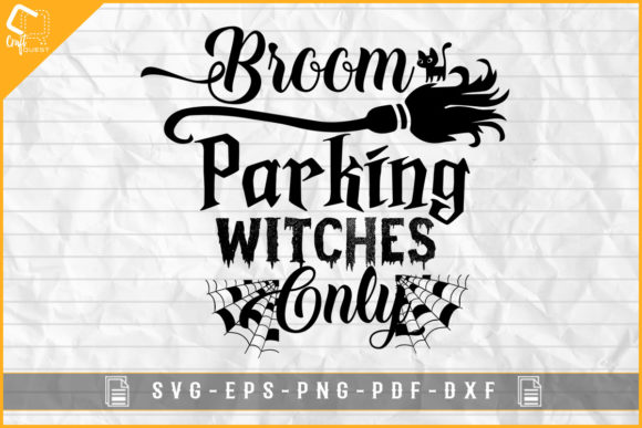 Fun Halloween Broom Witch Sublimation