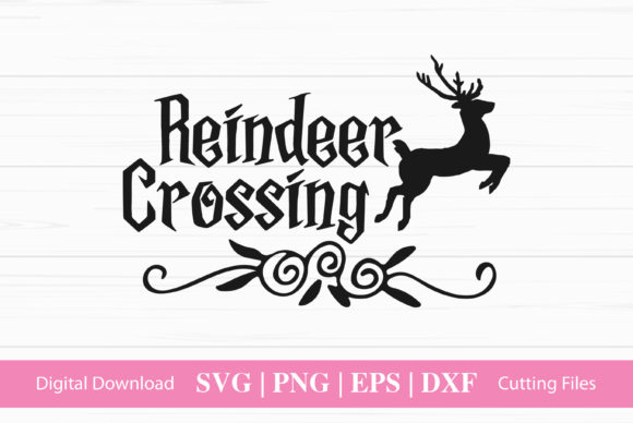 Funny Reindeer Graphics for Crafts