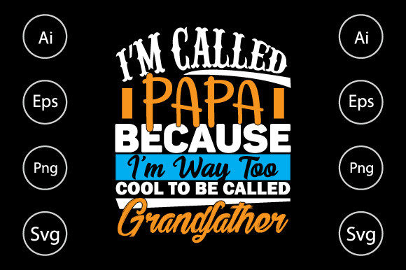 Grandfather Tee Graphics for Crafts and Local Branding