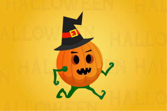 Halloween Funny Pumpkin Graphics for Crafts and Branding