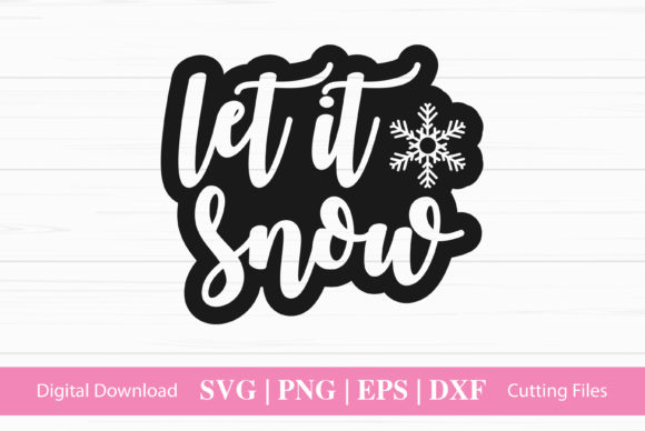 Snow Funny Christmas Graphics for Crafts